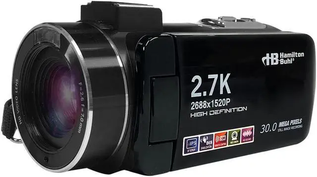 Alt view image 2 of 20 - HamiltonBuhl ActionPro 30MP, 18x Digital Zoom, 2.7K High-Definition Digital Camcorder HDV17BK