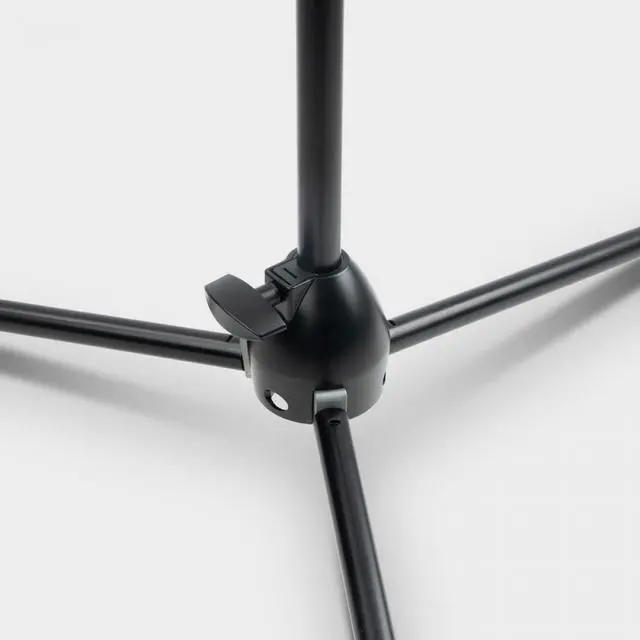 Alt view image 6 of 7 - On-Stage MS9700BPL Heavy-Duty Tripod Base Microphone Stand #MS9700B+