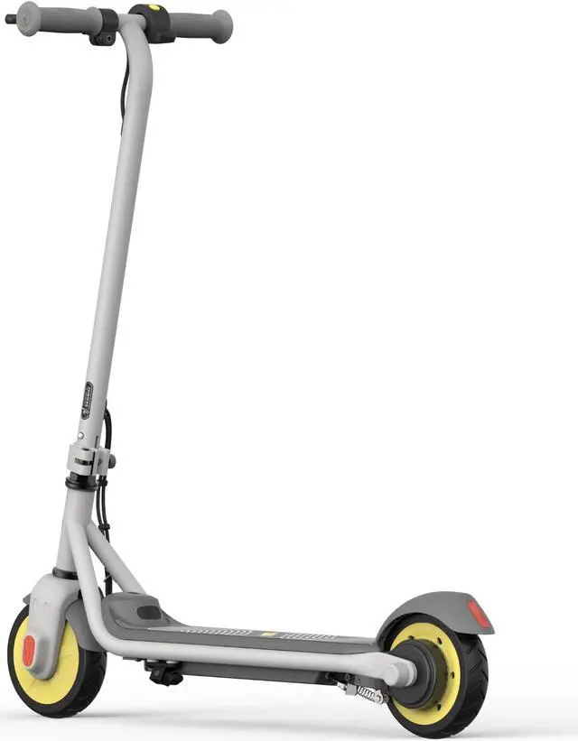Alt view image 2 of 8 - Ninebot by Segway eKickScooter ZING C8 Electric Kick Scooter, Lightweight and Foldable - Yellow & Light Grey