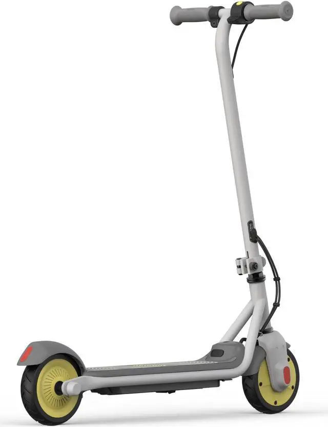 Alt view image 3 of 8 - Ninebot by Segway eKickScooter ZING C8 Electric Kick Scooter, Lightweight and Foldable - Yellow & Light Grey