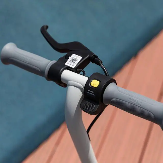 Alt view image 7 of 8 - Ninebot by Segway eKickScooter ZING C8 Electric Kick Scooter, Lightweight and Foldable - Yellow & Light Grey