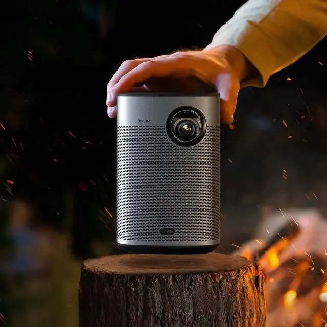 Alt view image 3 of 9 - XGIMI Halo+ Portable Projector | 1080P 900 ANSI Lumens , Harman Kardon Speakers, Auto Keystone Correction, Auto Focus, Intelligent Screen Alignment