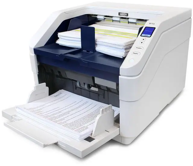 Alt view image 9 of 10 - Xerox W110 120 ppm Color Duplex Production Scanner
