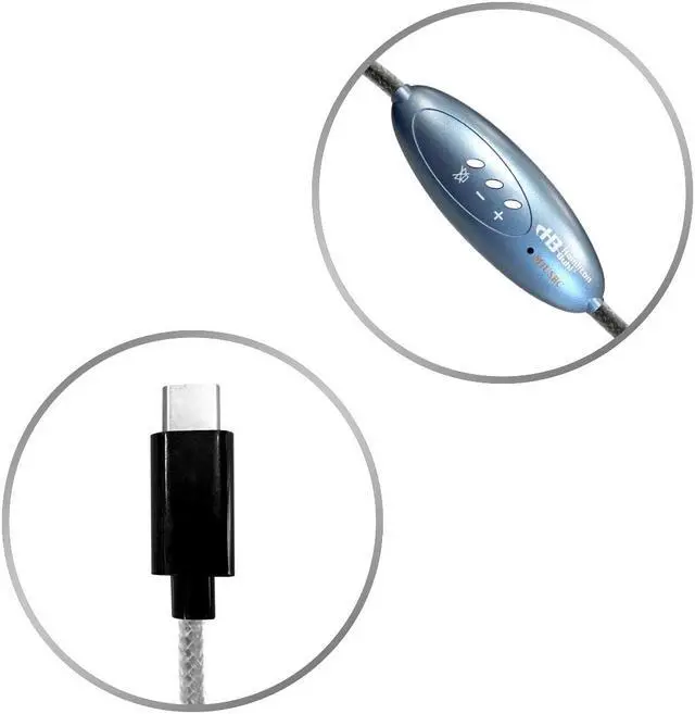 Alt view image 7 of 12 - HamiltonBuhl MACH-1 Multimedia USB Type-C Headset - Steel Reinforced Gooseneck Mic and In-Line Volume