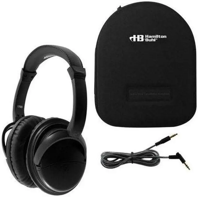 Main image of HamiltonBuhl Deluxe Active Noise-Cancelling Headphones with Case