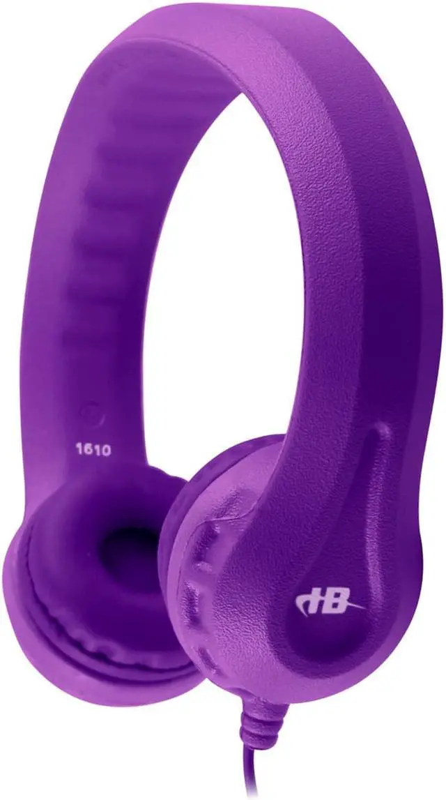 Alt view image 6 of 13 - HamiltonBuhl Flex-Phones, Foam Headphones, Purple