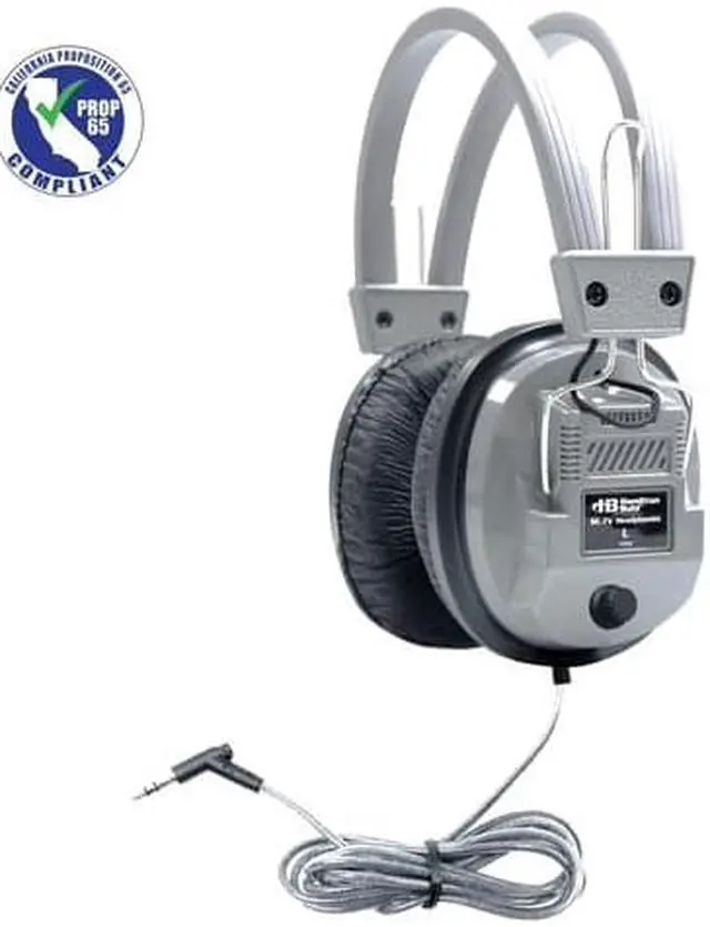 Alt view image 10 of 14 - HamiltonBuhl SC-7V SchoolMate Deluxe Stereo Headphone with 3.5mm Plug & Volume Control