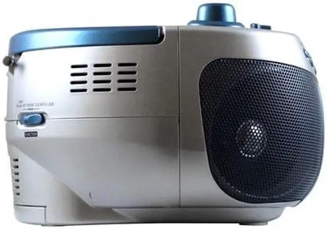 Alt view image 10 of 20 - Hamilton Buhl AudioStar Boombox Radio, CD, USB, Cassette Player with Tape and CD to MP3 Converter