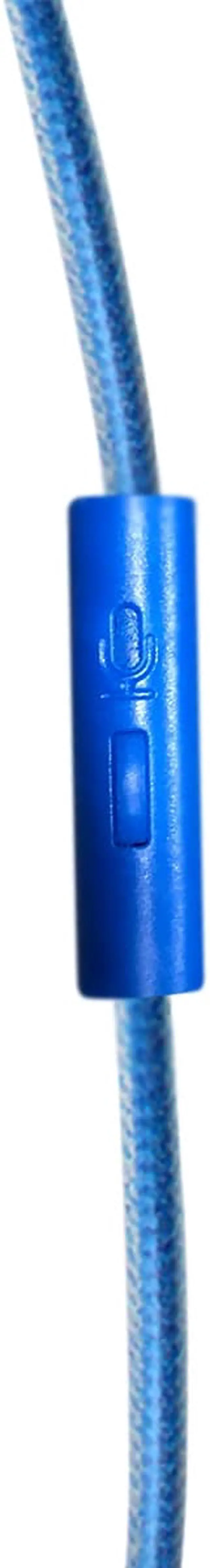 Alt view image 6 of 9 - HamiltonBuhl FV-BLU Favoritz Mid-Sized TRRS Headset with In-Line Microphone - Blue