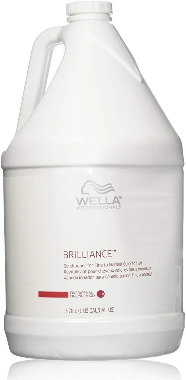 Main image of Wella Brilliance Conditioner for Fine to Normal Colored Hair 1 gallon