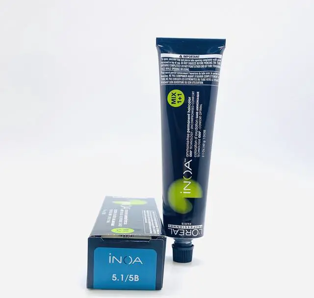 Alt view image 2 of 4 - Loreal Inoa Ammonia Free Permanent Haircolor 5.1/5B 2.1