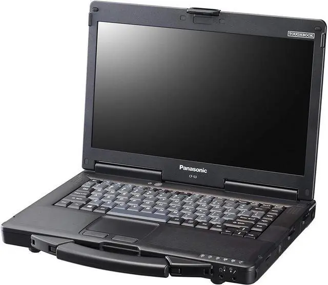 Alt view image 2 of 5 - Panasonic Toughbook 53, CF-53 MK4, Rugged, Business Laptop, A Grade, Intel Core i5-4310U @ 2GHz, 14" HD, 16GB, 512GB SSD, Wi-Fi, Bluetooth, DVD, Windows 10 Pro