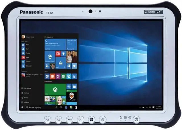 Alt view image 4 of 4 - Panasonic Toughpad FZ-G1 MK4, Rugged Tablet - PC, Intel Core i5-6300U @ 2.40GHz, LAN, 10.1" WUXGA Multi Touch + Digitizer, 128GB SSD, 8GB, Webcam, Rear Camera, TPM 2.0, Windows 10 Pro