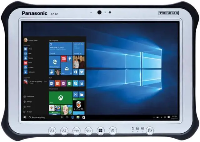 Main image of Panasonic Toughpad FZ-G1 MK1, Intel Core i5-3437U 1.90GHz, vPro, 10.1" WUXGA 10-pt Multi Touch + Digitizer, 128GB SSD, 4GB RAM, Wi-Fi, BT, 4G LTE, Webcam & Rear Camera, Barcode Reader, Windows 10 Pro