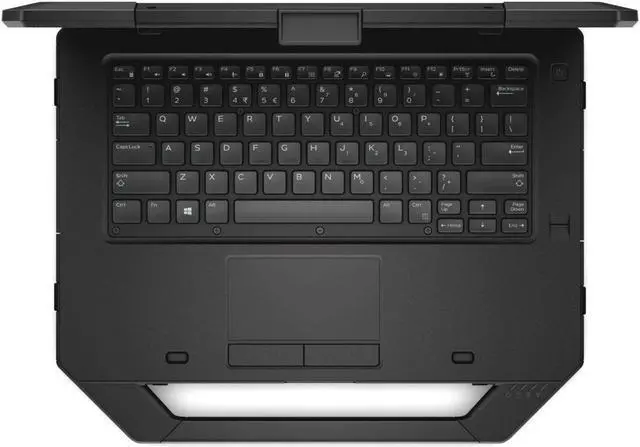 Alt view image 2 of 3 - Dell Latitude Rugged 5414 Laptop, Intel Core i5-6300U @2.4Ghz, 14.0" Non-Touch, 8GB DDR4, 256GB SSD, Bluetooth, Backlit Keyboard, No webcam, Windows 10 Pro