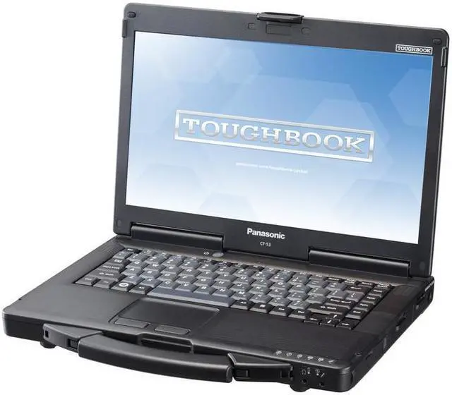 Main image of Panasonic Toughbook 53, CF-53, Semi-Rugged Laptop, Intel Core i5-2520M @ 2.5GHz, 14.0" HD , 8GB RAM, 256GB SSD, Wi-Fi & Bluetooth, Backlit Keyboard, DVD Multi-Drive, Windows 10 Pro 64-bit, 90 Days WTY