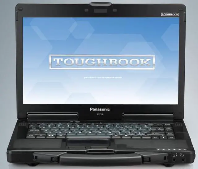 Alt view image 3 of 4 - Panasonic Toughbook 53, CF-53, Semi-Rugged Laptop, Intel Core i5-2520M @ 2.5GHz, 14.0" HD , 16GB RAM, 1TB SSD, Wi-Fi & Bluetooth, Backlit Keyboard, DVD Multi-Drive, Windows 10 Pro 64-bit, 90 Days WTY