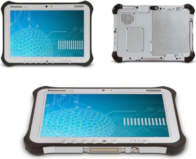 Alt view image 3 of 3 - Panasonic Toughpad FZ-G1 MK3 Rugged Tablet, Intel Core i5-5300U @ 2.3GHz, 10.1" WUXGA 10-PT GLOVED MULTI-TOUCH + Digitizer, 8GB, 256GB SSD, 4G LTE, Barcode Reader, Webcam & Rear Cam, Win10 Pro