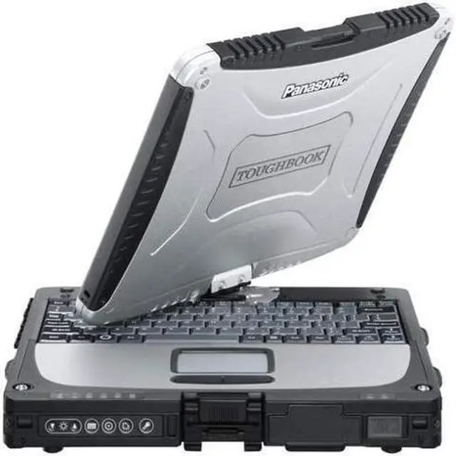 Alt view image 3 of 4 - Panasonic Toughbook CF-19 MK8, Fully Rugged Convertible Laptop, Touch with Stylus, 10.1" XGA, Intel Core i5-3610ME @ 2.70GHz, 4G LTE, 16GB RAM, 512GB SSD, Windows 10 Pro, 90-Day Warranty