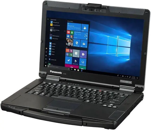 Alt view image 2 of 4 - Panasonic Toughbook 55, FZ-55, Rugged Laptop, Intel Core i5-8365U @ 1.60GHz, 14" HD, 8GB, 256GB SSD, Windows 10 Pro - FZ-55AL300TB