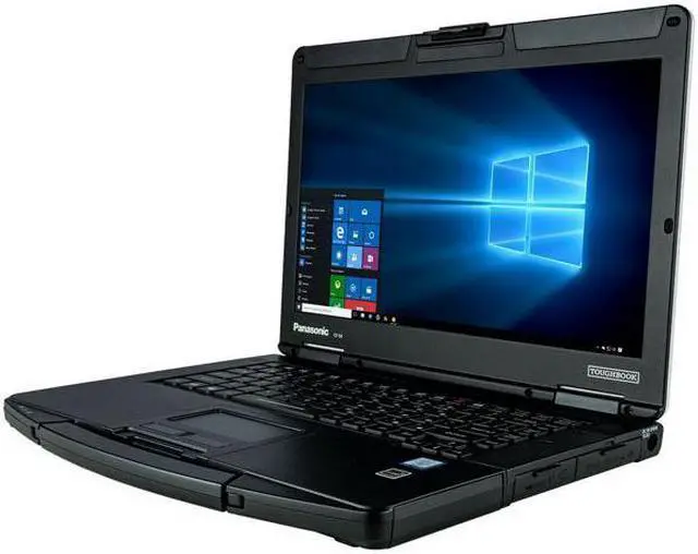 Alt view image 3 of 5 - Panasonic Toughbook 54, CF-54 MK2, Intel Core i5-6300U@2.40 GHz, vPro, 14.0” HD, Serial Port, 256GB SSD, 8GB, Wi-fi, BT, Emissive Backlit Keyboard, 4G LTE,  Webcam, Dual Pass, Win 10 Pro