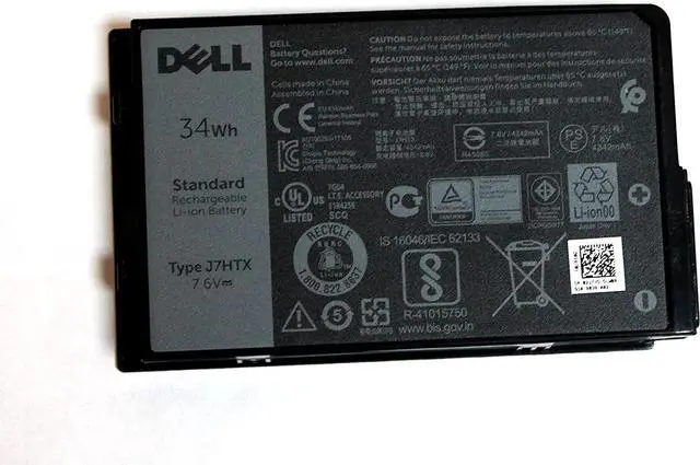 Main image of Dell Latitude Rugged Tablet 7202 7212 7220 2-cell 34Wh OEM Battery J7HTX