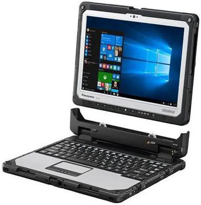 Alt view image 5 of 9 - Panasonic Toughbook CF-33, Rugged 2-in-1 Laptop, A Grade, 12" QHD, Intel i5 6300U, 4G LTE, 16GB RAM, Backlit Keyboard, Win10 Pro Not Upgradeable to Windows 11