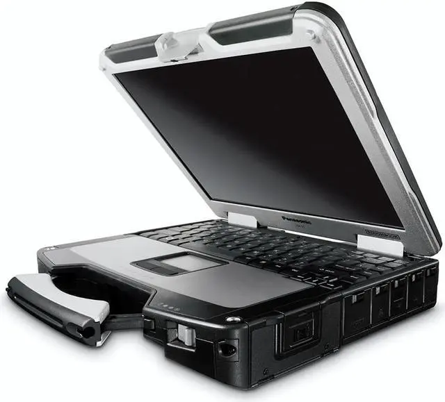 Alt view image 2 of 5 - Panasonic Toughbook CF-31 MK5, 13.1", Touch, 4G LTE, GPS, Cam, DVD, Core i5-5300U, 8GB, 256GB SSD, Backlit Keyboard, Win10 Pro, Fully Rugged Laptop - PC