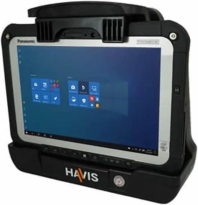 Alt view image 2 of 5 - HAVIS Docking Station For Panasonic TOUGHBOOK G2 Tablet With Advanced Port Replication | DS-PAN-721
