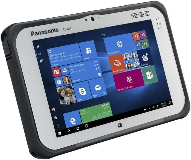 Alt view image 2 of 4 - Panasonic Toughpad FZ-M1 MK3, 7" Rugged Tablet, Intel Core i5-7Y57, 8GB, 128GB SSD, 4G LTE, Windows 10 Pro
