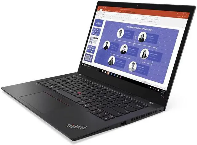 Alt view image 4 of 7 - Lenovo ThinkPad T14s Gen 2 20WNS41Q00 | 14" FHD Laptop Intel i7 FHD IR Webcam 16GB/256GB SSD Win11 Pro