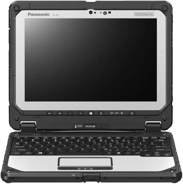 Alt view image 5 of 7 - Panasonic Toughbook 20 MK2, Grade A, 2-in-1 Fully Rugged, with Keyboard, Intel Core i5-7Y57, 10.1" WUXGA, 4G LTE, 8GB, 256GB SSD, Windows 10 Pro Not Upgradeable to Win 11
