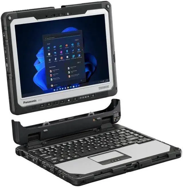 Alt view image 2 of 5 - Panasonic Toughbook CF-33, Fully-Rugged 2-in-1 Laptop, 12" QHD, Intel Core i5-7300U, 16GB, 512GB SSD, 4G LTE, Barcode Reader, Windows 11 Pro