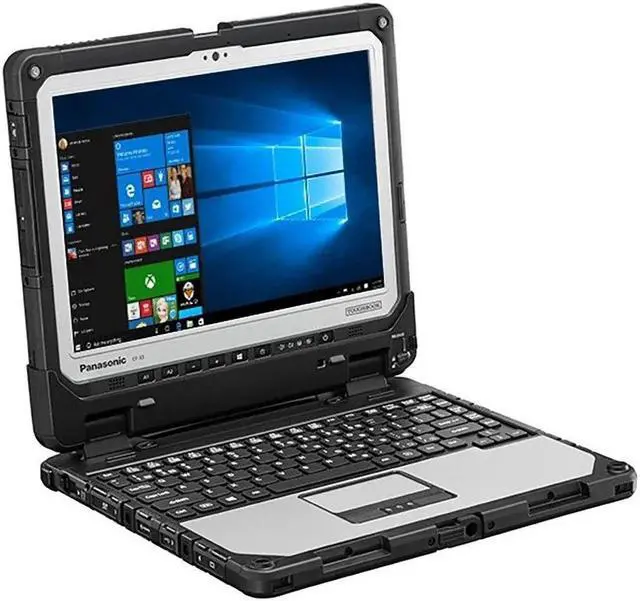 Alt view image 7 of 7 - Panasonic Toughbook CF-33, 2-in-1 Fully Rugged PC, 12" QHD Multi-Touch, Intel Core i5-7300U, 8GB, 256GB SSD, Windows 10 Pro Not Upgradeable to Win 11