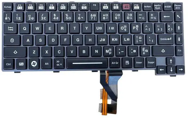 Main image of French Canadian | Original Panasonic Toughbook Emissive Backlit Keyboard for CF-31 and CF-53 All Models
