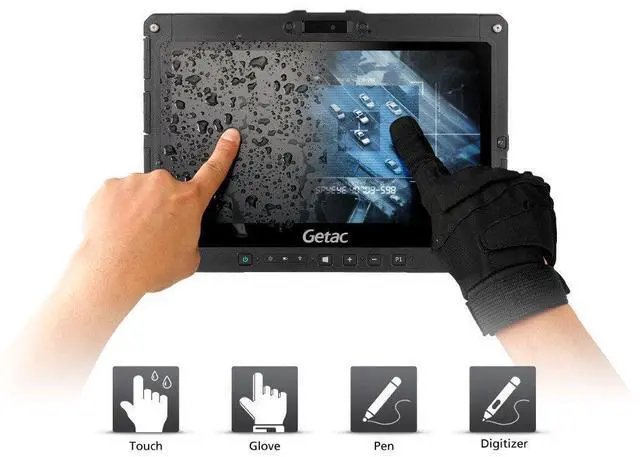 Alt view image 4 of 4 - Getac K120 Fully Rugged Tablet, Intel Core i5-8250U, 12.5" FHD, Sunlight Readable, 16GB, 256GB SSD, Windows 11 Pro
