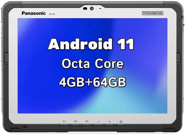 Main image of Panasonic Toughbook FZ-A3, Rugged Tablet, 10.1" WUXGA, Android 11, Qualcomm SDM660, Wi-Fi + Bluetooth, GPS, 64GB