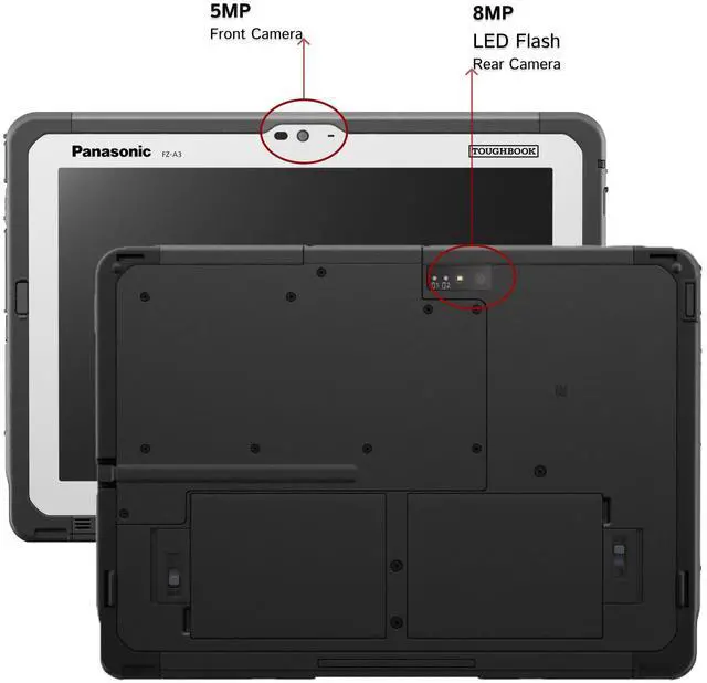 Alt view image 3 of 6 - Panasonic Toughbook FZ-A3, Rugged Tablet, 10.1" WUXGA, Android 11, Qualcomm SDM660, Wi-Fi + Bluetooth, GPS, 64GB