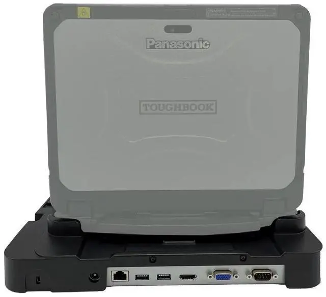 Alt view image 5 of 5 - Panasonic Desktop Docking Station / Port Replicator for Toughbook CF-20 & FZ-G2 2-in-1 Laptops (Requires Keyboard) | CF-VEB201U