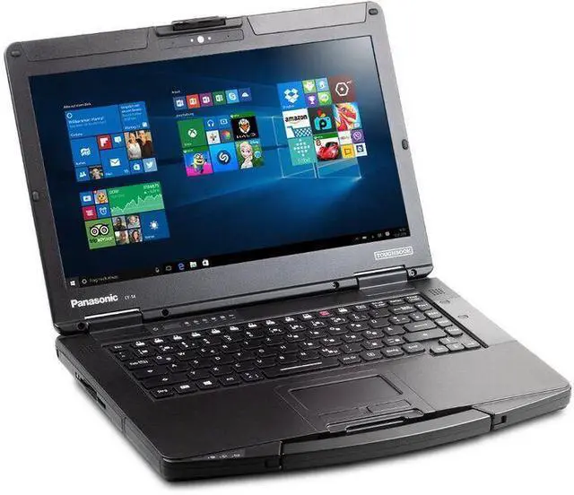 Alt view image 2 of 7 - Panasonic Toughbook 54 MK2 Semi-Rugged Laptop, A Grade, Core i5-6300U, 14" HD Display, 4G LTE, Webcam, Backlit Keyboard, 16GB, 512GB SSD, Windows 10 Pro Not Upgradeable to Win 11