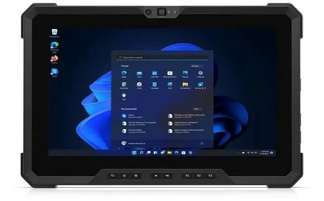 Main image of Dell Latitude 7220 Rugged Extreme, Tablet - PC, 11.6" FHD Touch, Core i7-8665U up to 4.80GHz vPro, Outdoor-Readable, 16GB, 256GB NVMe SSD, USB-C, Webcam, dGPS, Windows 11 Pro
