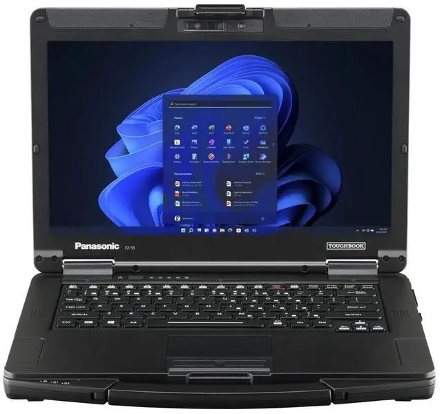 Main image of Panasonic Toughbook 55, FZ-55 MK2, Rugged Laptop, Intel Core i5-11th Gen, 4.4GHz, 14-inch FHD, Multi-Touch Display, 16GB RAM, 512GB SSD, Wi-Fi 6, Infrared Webcam, Intel UHD Graphics, Windows 11 Pro