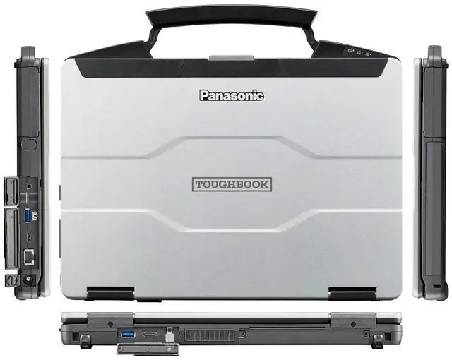 Alt view image 5 of 6 - Panasonic Toughbook 55, FZ-55 MK2, Rugged Laptop, Intel Core i5-11th Gen, 4.4GHz, 14-inch FHD, Multi-Touch Display, 16GB RAM, 512GB SSD, Wi-Fi 6, Infrared Webcam, Intel UHD Graphics, Windows 11 Pro