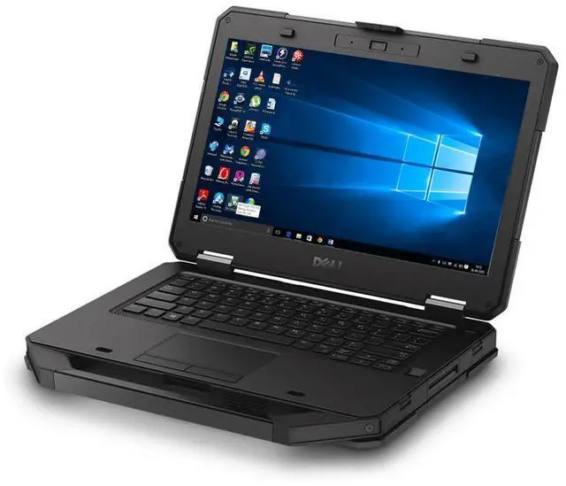 Alt view image 2 of 4 - Dell 5414 Rugged, 14" HD, Non-Touch, Intel Core i7-6600U, 32GB, 1TB SSD, AMD Radeon R7 M360, Windows 10 Pro (Not Upgradable to Win 11 Pro.), **No Wi-Fi, No Bluetooth, No Cameras**