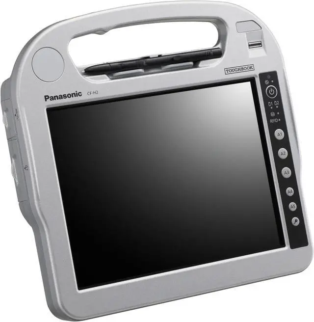 Alt view image 4 of 5 - Panasonic Toughpad CF-H2, i5-3427U @1.80GHZ, 10.1" Touchscreen, 4GB, 500GB, Wi-fi, Bluetooth, Camera, 2D Bar Laser (EA21) Reader, Windows 10 Pro
