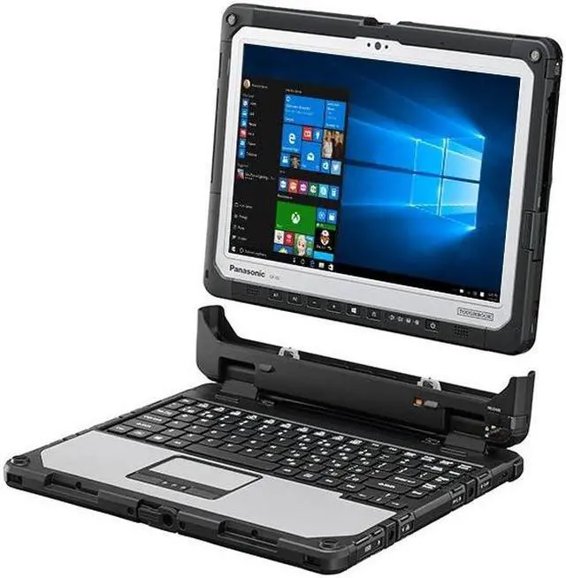 Alt view image 5 of 5 - Panasonic Toughbook CF-33, Rugged 2-in-1 Laptop, A Grade, 12" QHD, Intel i5 6300U, 4G LTE, 16GB RAM, Backlit Keyboard, Win10 Pro