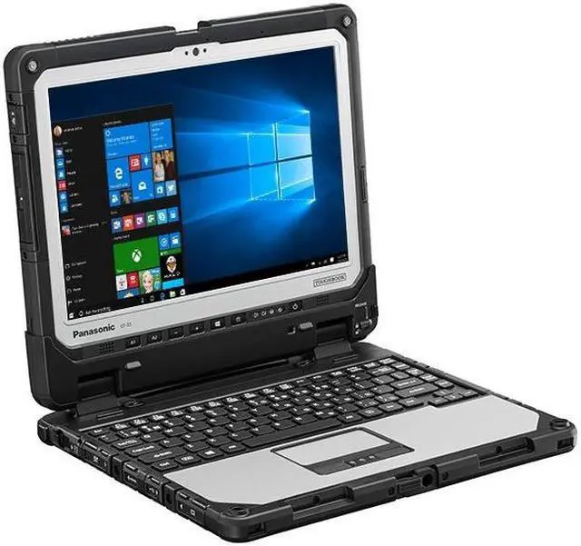 Alt view image 2 of 5 - Panasonic Toughbook CF-33, Rugged 2-in-1 Laptop, A Grade, 12" QHD, Intel i5 6300U, 4G LTE, 16GB RAM, Backlit Keyboard, Win10 Pro