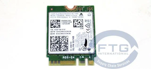 Alt view image 3 of 3 - 00JT469 Wireless LAN CMB INTEL StP ac NV D 7265NGW