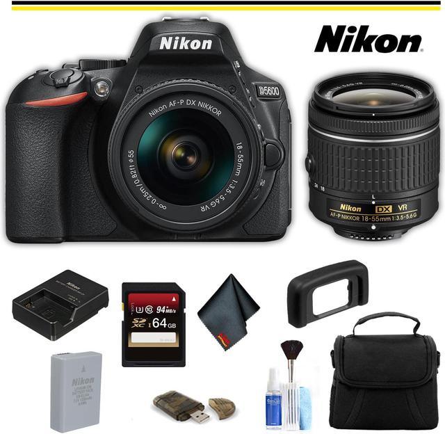 Nikon D5600 DSLR Camera with 18-55mm Lens Starter Bundle - (Intl