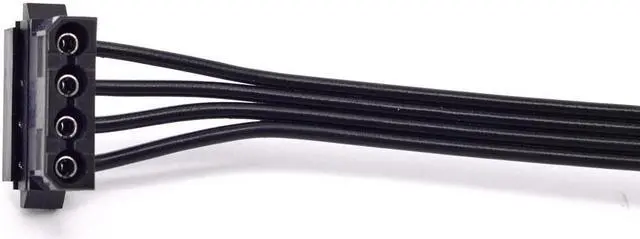 Alt view image 4 of 5 - PCIe 6Pin to 3 Peripheral 4Pin Molex Power Cable GPU 6 Pin to IDE Female for CORSAIR HX1200i HX1000i HX850i HX750i Modular PSU